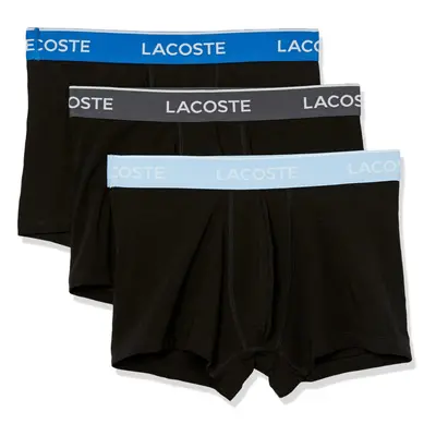 Lacoste Men's Casual Classic Pack Cotton Stretch Trunks Black/Marin