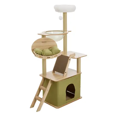 Luxurious Cat Tower Set with Scratching Board