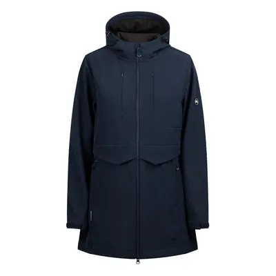 (10, Navy Marl) Trespass Womens Softshell Hooded Jacket Aylmer