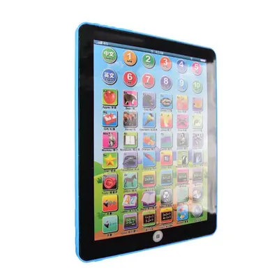 (Blue) Children Tablet Kids Learning Tablet Educational Toy with Touch Screen