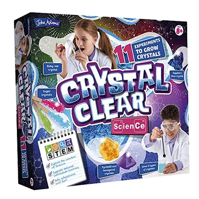 | Crystal Clear Science: experiments to grow crystals | Science and STEM Toys | Ages 8+