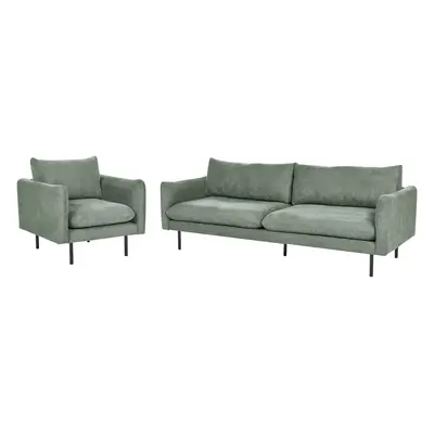 Fabric Living Room Set Green VINTERBRO