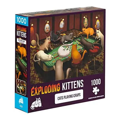 Exploding Kittens Puzzle Cats Playing Craps 1000pcs