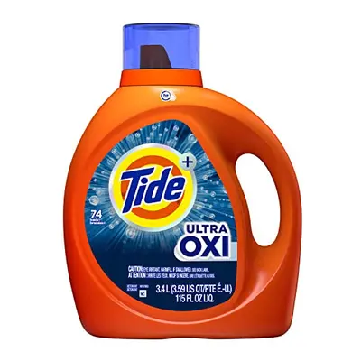 Tide Ultra Oxi Laundry Detergent Liquid Soap, Loads, Fl Oz, He