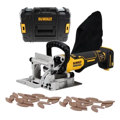 Dewalt DCW682NT 18v XR Brushless Biscuit Jointer Bare TSTAK Case + Biscuits