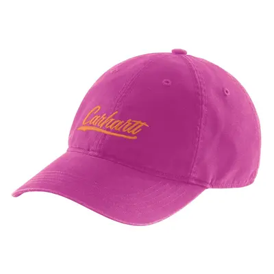 Carhartt Women's Canvas Script Graphic Cap Magenta Agate One Size