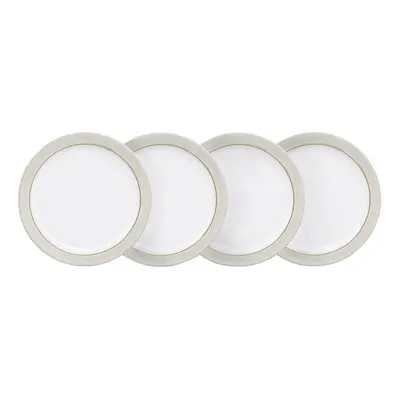 Denby Natural Canvas Plate Set, Cream, Medium, Set of