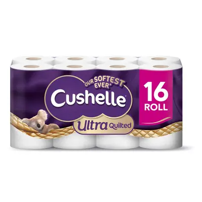 Cushelle Ultra Quilted Toilet Tissue Roll White