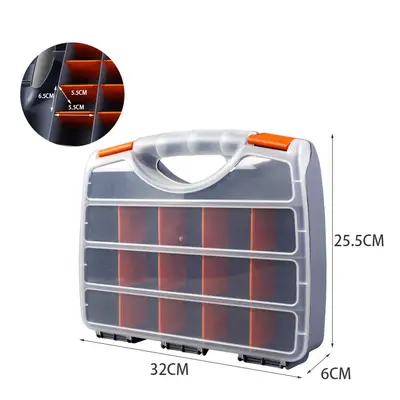 ABS plastic Portable Parts Box Screw Storage Box Metal Parts Hardware tool Screwdriver auto repa