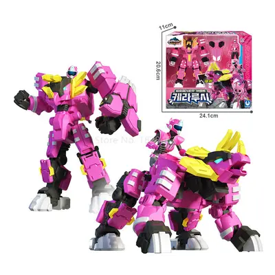 (With Box 8626) Mini Force Super Dino Power Transformation Robot Toys Action Figures MiniForce X