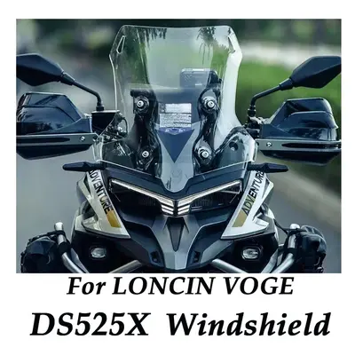 (Transparent 15CM) FOR Loncin VOGE 525DSX Windshield DS525X Motorcycle Front Windshield DS