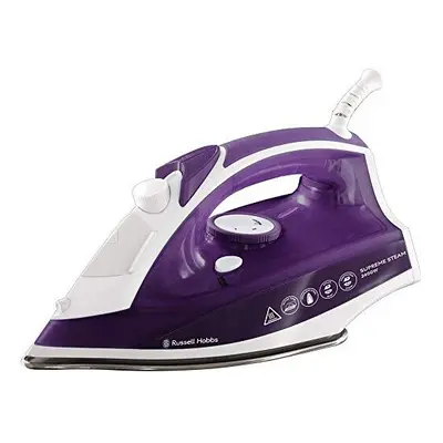 Russell Hobbs Supreme Steam Traditional Iron 23060, W, Purple/White (Renewed)