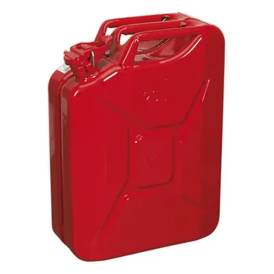 20 Litre Jerry Can - Leak-Proof Bayonet Closure - Fuel Resistant Lining - Red