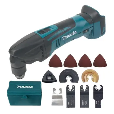 Makita DTM50Z 18v LXT Cordless Multi Tool Bare + 27pc Set Plunge Blades + Box