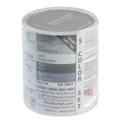 PanPastel PP30054 Ultra Soft Artists Painting Pastels Set - Grey