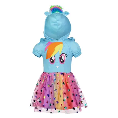 My Little Pony Rainbow Dash Toddler Girls Cosplay Tulle Dress 4T