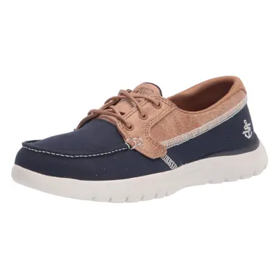 Skechers womens Boat Shoe Navy US