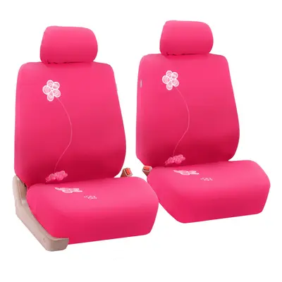 FH Group Car Seat Covers Front Set Cloth - Seat Covers for Low Back Ca