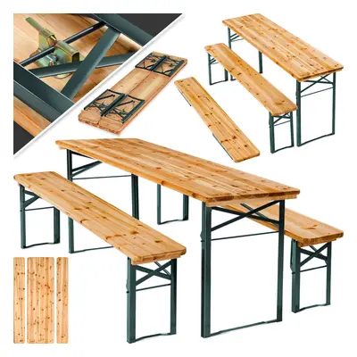 Pub Garden Bench Set Garden Furniture Table Benches Outdoor Dining Picnic Wood