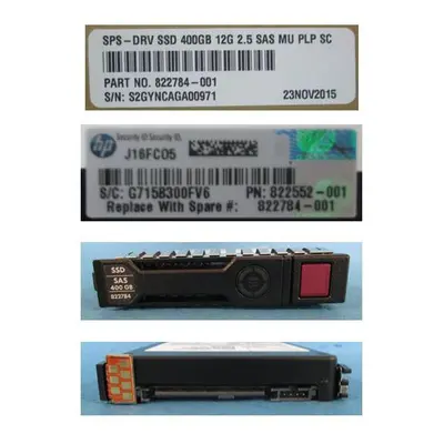 Hot-plug SSD 400GB 2.5 Inch