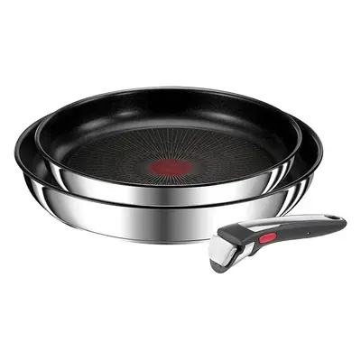 Tefal L97493 Ingenio Preference On 3-Piece Pan Set | Stackable | Non-Stick Coating | Suitable fo