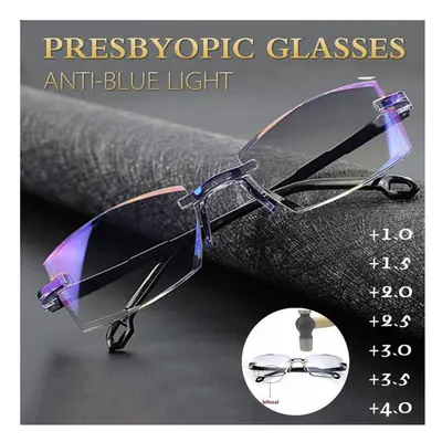 Sapphire High Hardness Glasses For Men Women Anti-blue Progressive Far And Near Dual-us Reading 