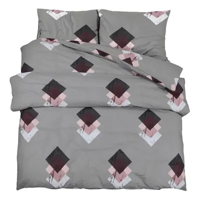 (multicolour, x cm + x cm/ pcs) vidaXL 1/2x Duvet Cover Set Cotton Duvet Slipcover Sheet Multi C