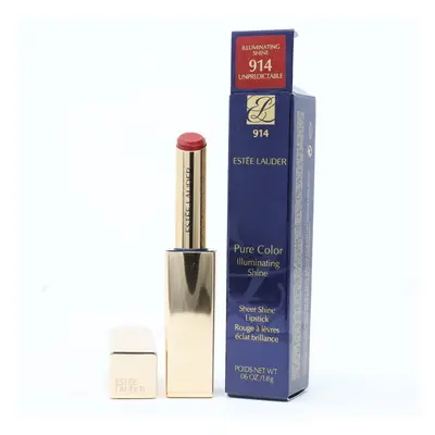 (914 Unpredictable) Estee Lauder Pure Color Illuminating Shine Lipstick 0.06oz/1.8g New With Box