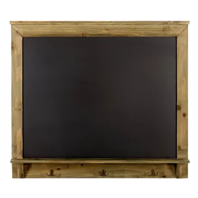 Large Blackboard with Hooks x 70cm Hanging Wall Mounted With Shelf