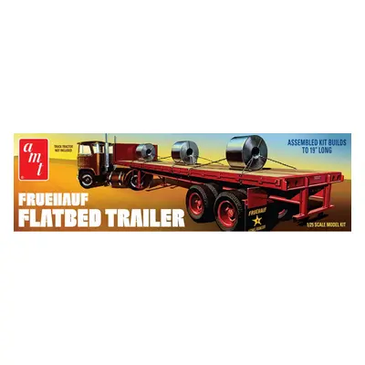 AMT Fruehauf Flatbed Trailer 1:25 Model Kit