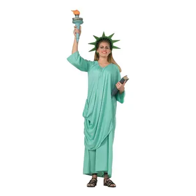 Rubies womens Statue of Liberty Adult Costume Party Supplies Green One Size US