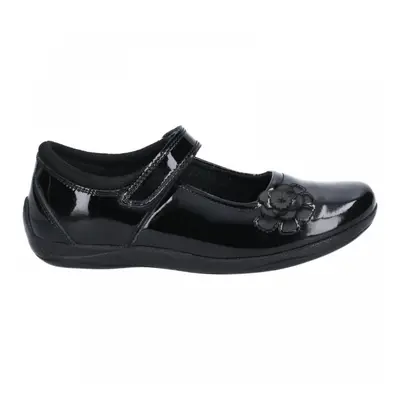 Jessica Junior Patent | Black Patent | Girls Rip-Tape School Shoes