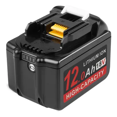 12Ah Replacement Tool Power Battery for Makita, Lithium-Ion Battery Fit for BJR181X1, BJR181Z, B