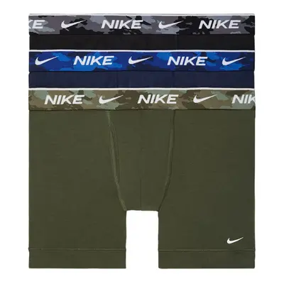 Nike Men`s Everyday Cotton Stretch Boxer Briefs Pack (Medium Olive(