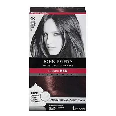 John Frieda Precision Foam Colour 4R Dark Red Brown (2 Pack)