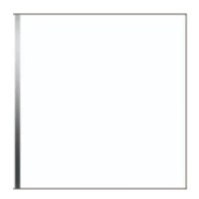 (White Gloss 1m) Shower Panel 1000mm Wide x 2.4m Wet Wall Bathroom Cladding PVC 10mm Thick stock