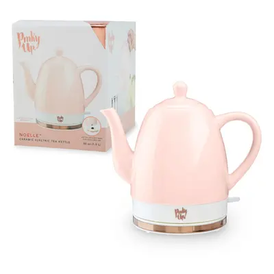 Pinky Up Noelle 1.5 Ceramic Gooseneck Spout Electric Tea Kettle with Temperature Control - Cordl