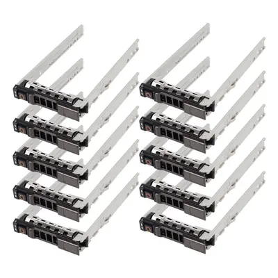 10PCS 2.5 Hard Drive Caddy Tray for Dell PowerEdge Server T440 T640 R330 R430 T430 R630 T630 R73