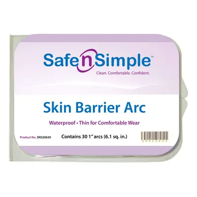 Safe n Simple Skin Barrier Arc SNS20630 Box of