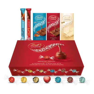 Lindt Lindor Official Chocolate Gift Hamper Box - 926g (42-piece Set) - Chocolate Truffles - Cho