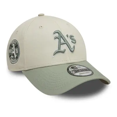 Oakland Athletics World Series Patch Cream 9FORTY Adjustable Cap