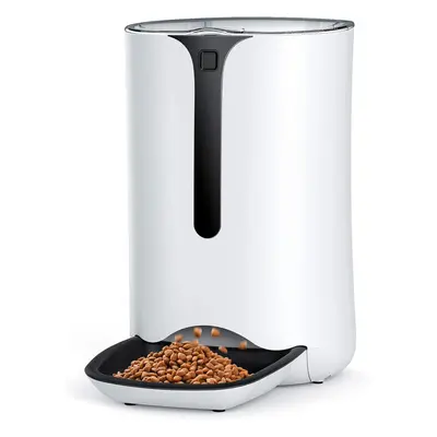 (7L) Automatic cat feeder, far or O 7l cat feeder with timer, up to feedings per day, portion co