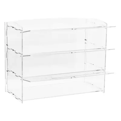 3 Tiers Clear Acrylic Bakery Pastry Display Case Stand Frame For Cake