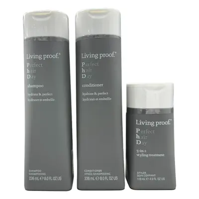 Living Proof Perfect Hair Day Shampoo & Conditioner Oz and Styling Treatment Oz Kit