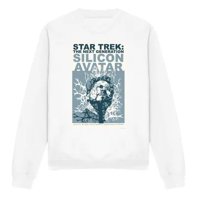 (M, White) Star Trek Unisex Adult The Next Generation Season Episode Sweatshirt