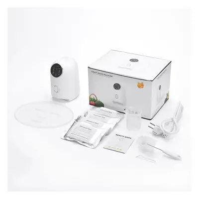 (EU Plug) Diy Fruit And Vegetable Natural Mask Machine Smart Lcd Touch Screen Homemade Hydrating