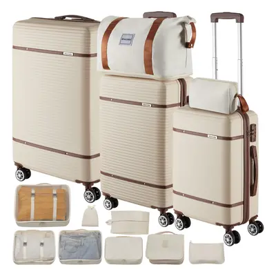 Suitcase Set Madison - 13-piece, suitcases, packing cubes, TSA lock