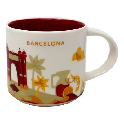 Starbucks You Are Here Series Barcelona Mug Oz