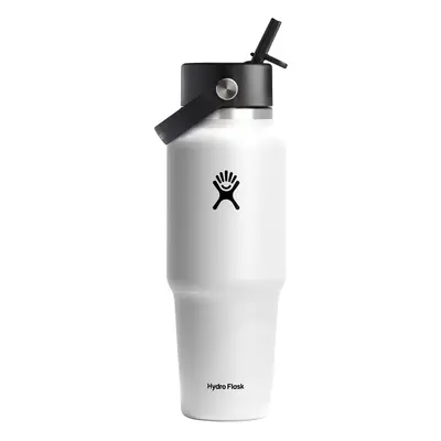 Hydro Flask Oz Wide Flex Straw Travel Bottle White