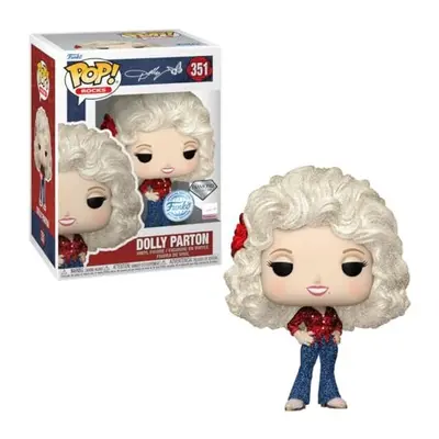 Dolly Parton '77 Tour Diamond Glitter Pop! Vinyl Figure #351 - Entertainment Earth Exclusive